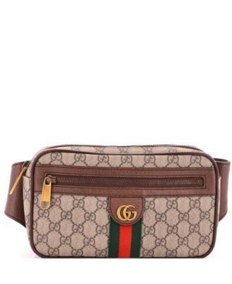 Поясная сумка Gucci Ophidia Medium GG Coated Canvas, средняя