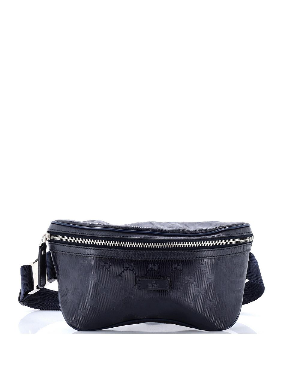 Pre-Owned Gucci Medium Leather GG Imprime Belt Bag