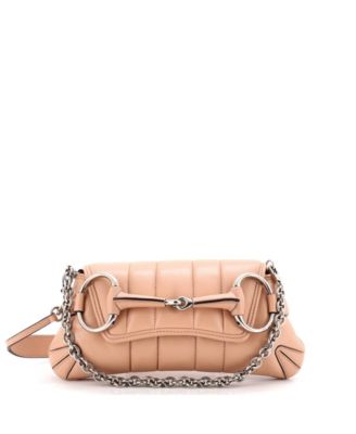 Pre-Owned Gucci маленькая сумка через плечо Small Horsebit Chain с вертикальной стеганой кожей
