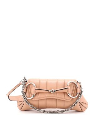Б/у сумка через плечо Gucci Small Horsebit Chain с вертикальной стеганой кожей