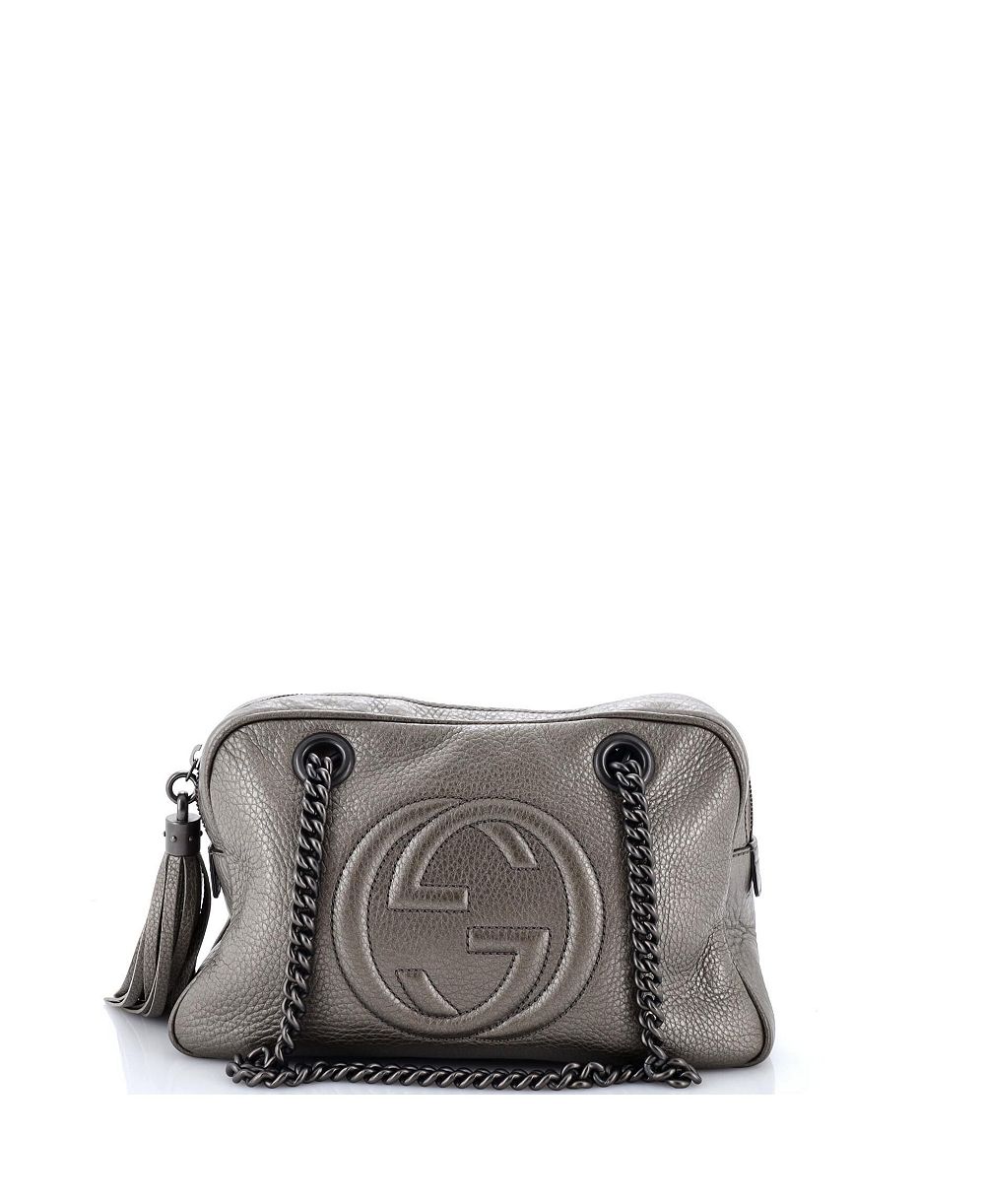 Б/у Gucci Small Soho Chain Zip Shoulder Bag Leather