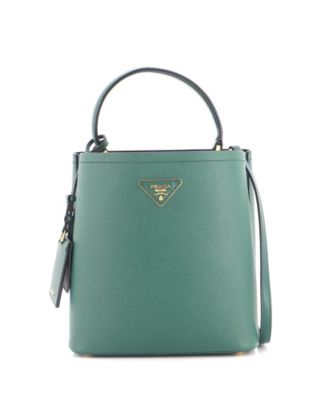 Женская сумка-ведро Prada Medium Panier из кожи Saffiano, Pre-Owned