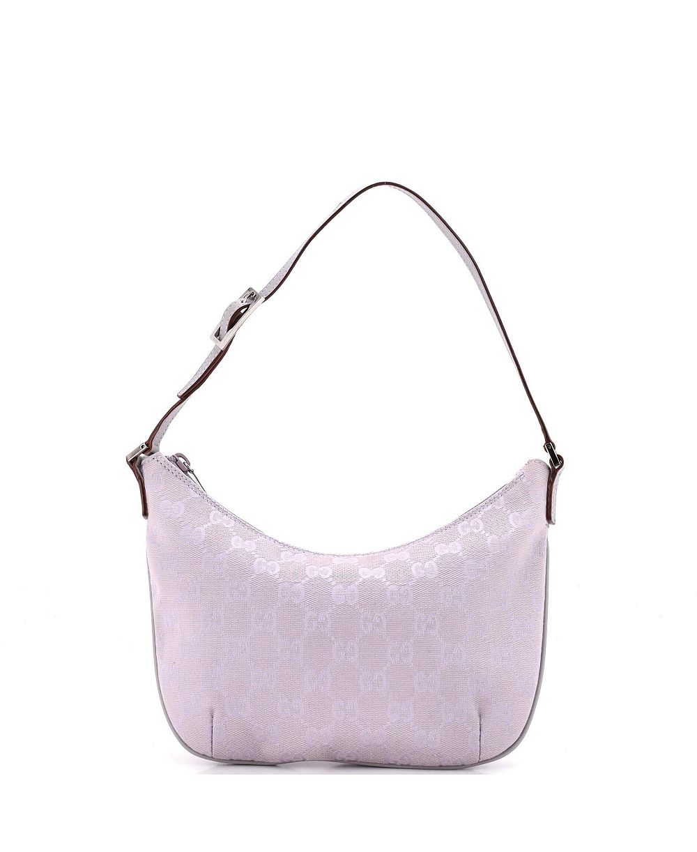 Pre-Owned Gucci Small Vintage Pochette Shoulder Bag GG Canvas