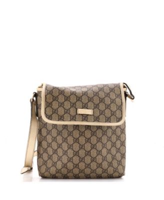 Pre-Owned Gucci Small Flap Messenger GG Coated Canvas