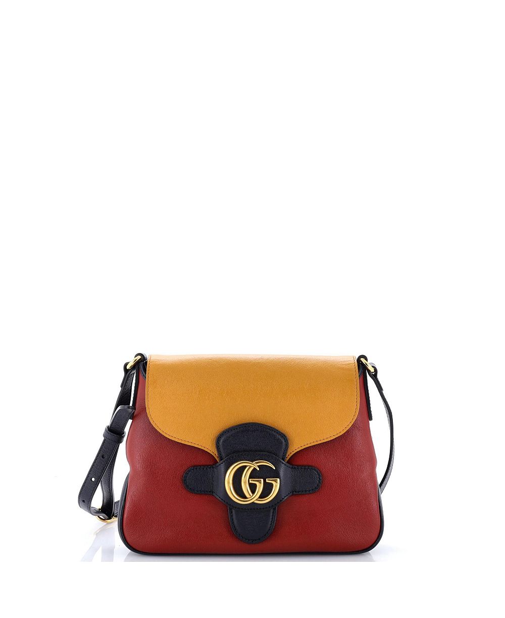 Б/у сумка-мессенджер Gucci Small Dahlia из кожи