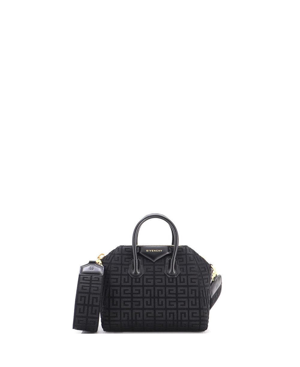 Pre-Owned Givenchy мини-сумка Antigona с вышивкой 4G на холсте