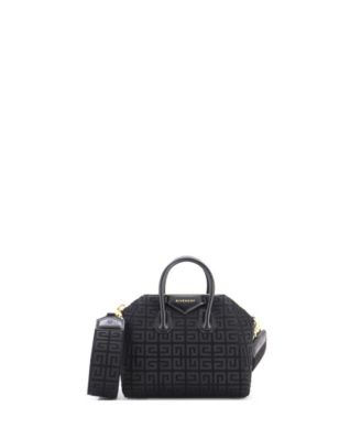 Pre-Owned Givenchy мини-сумка Antigona с вышивкой 4G на холсте