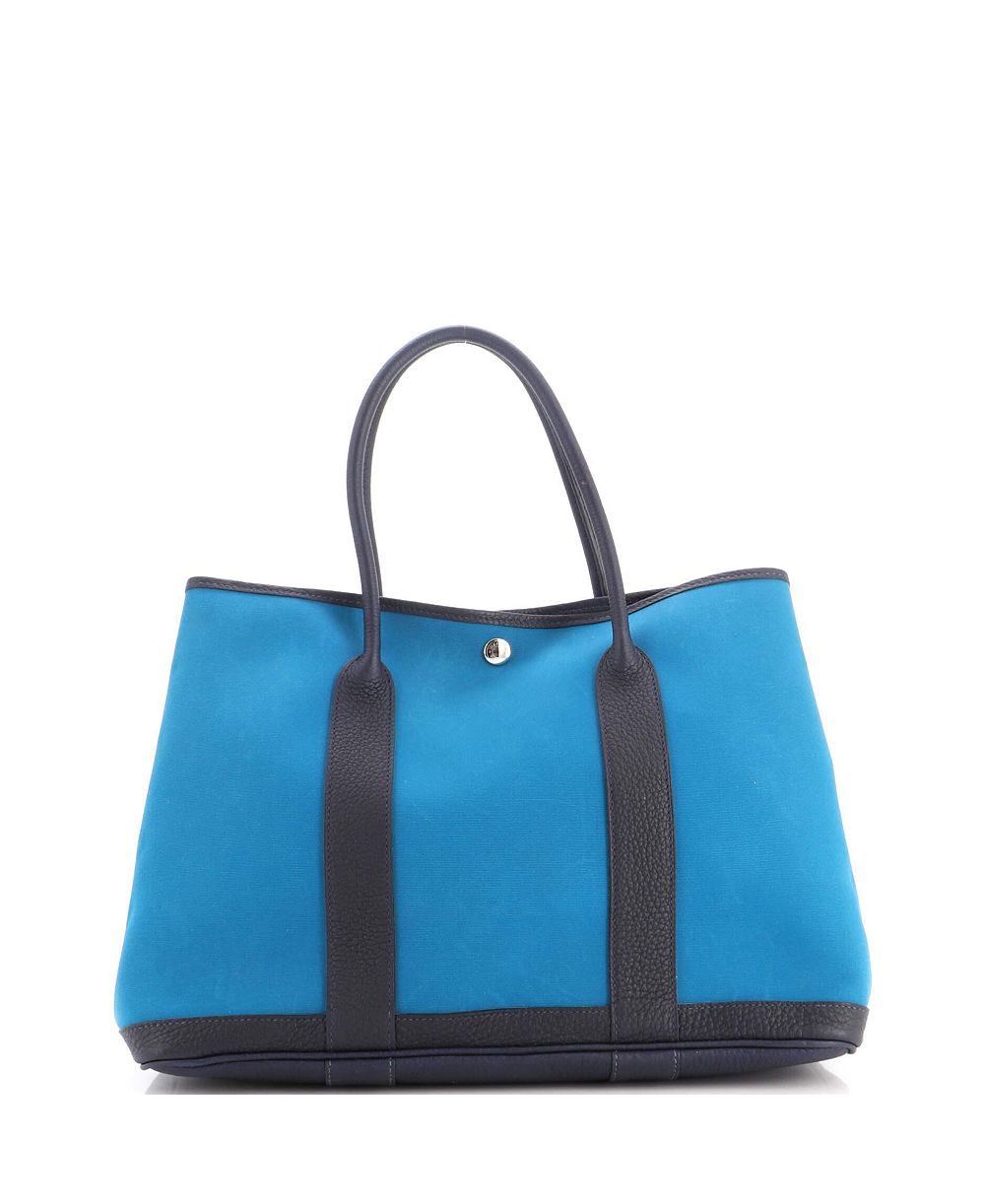 Pre-Owned HERMÉS большая сумка-тоут Garden Party из холста и кожи