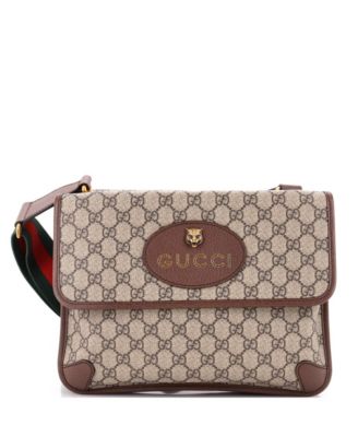 Pre-Owned Gucci Medium Neo Vintage Flap Messenger GG Coated Canvas