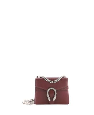 Pre-Owned Gucci Mini Dionysus Bag Leather