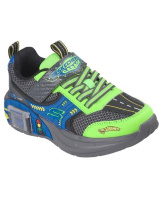 Skechers кроссовки для мальчиков на шнуровке низкие спортивные