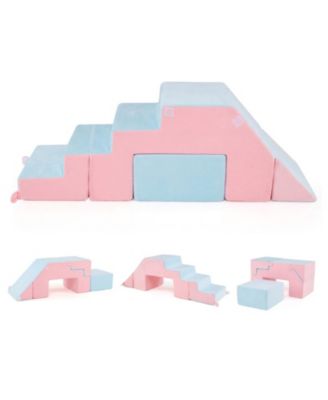 SUGIFT мягкий игровой набор из 4 пенопластовых блоков для лазания и горки