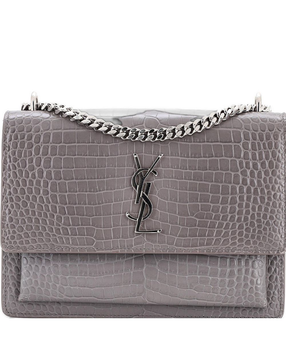 Сумка-кроссбоди Pre-Owned Saint Laurent Medium Sunset из тисненой кожи