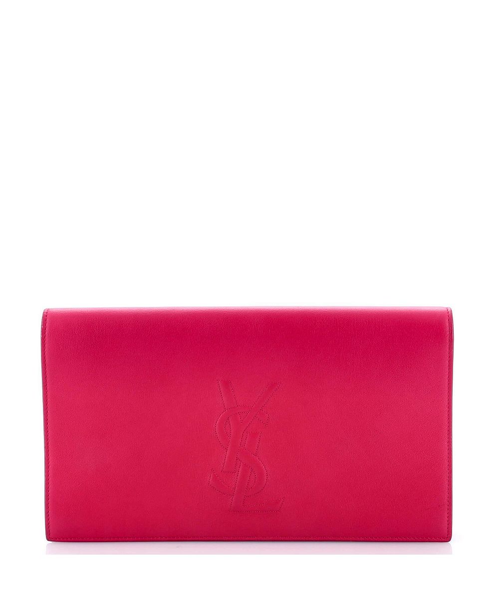 Pre-Owned Saint Laurent Large Belle de Jour Clutch Leather