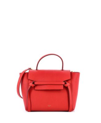 Pre-Owned Celine Micro Belt Bag Textured Leather
