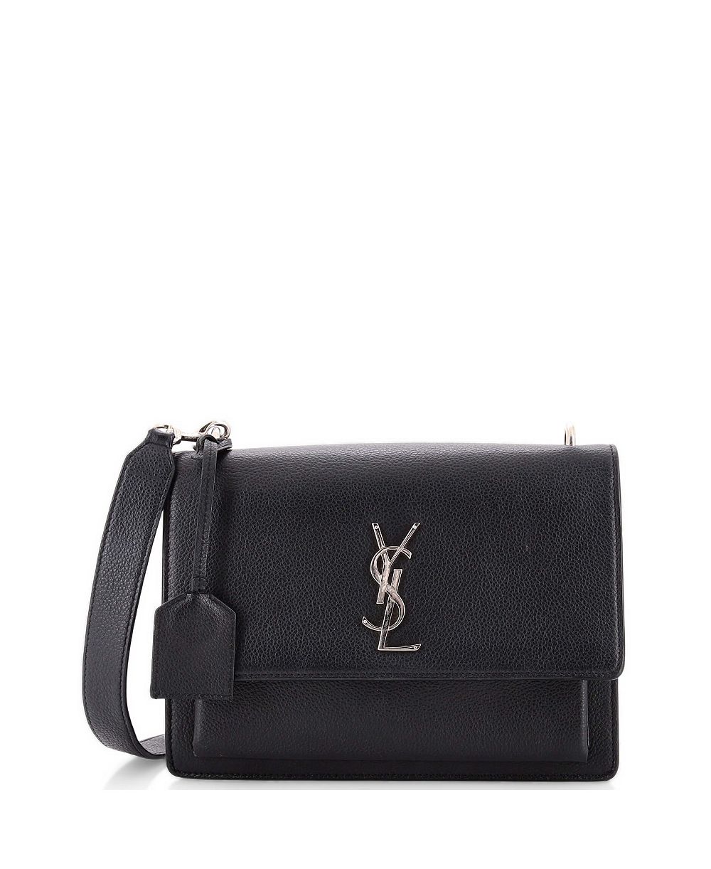 Pre-Owned Saint Laurent средняя кожаная сумка-сэтчел Sunset через плечо