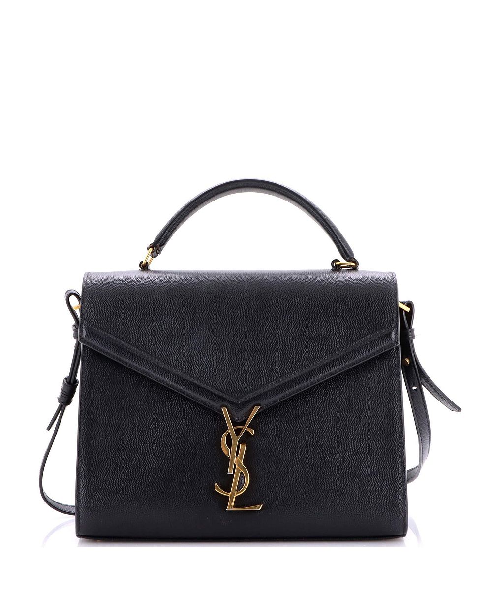 Pre-Owned Saint Laurent Medium Cassandra Top Handle Bag Leather