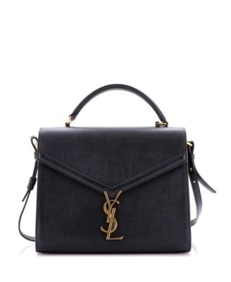 Pre-Owned Saint Laurent Medium Cassandra Top Handle Bag Leather