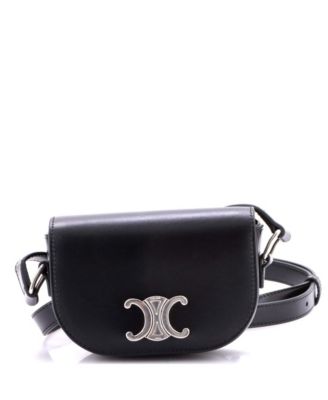 Pre-Owned Celine маленькая плечевая сумка Besace Triomphe из кожи