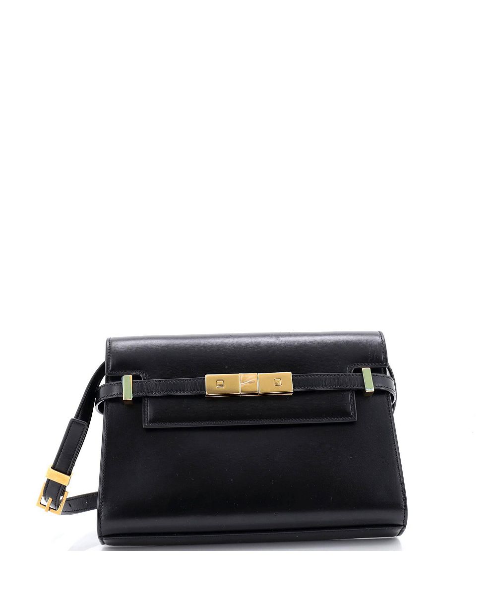 Pre-Owned Saint Laurent Small Manhattan Shoulder Bag Leather