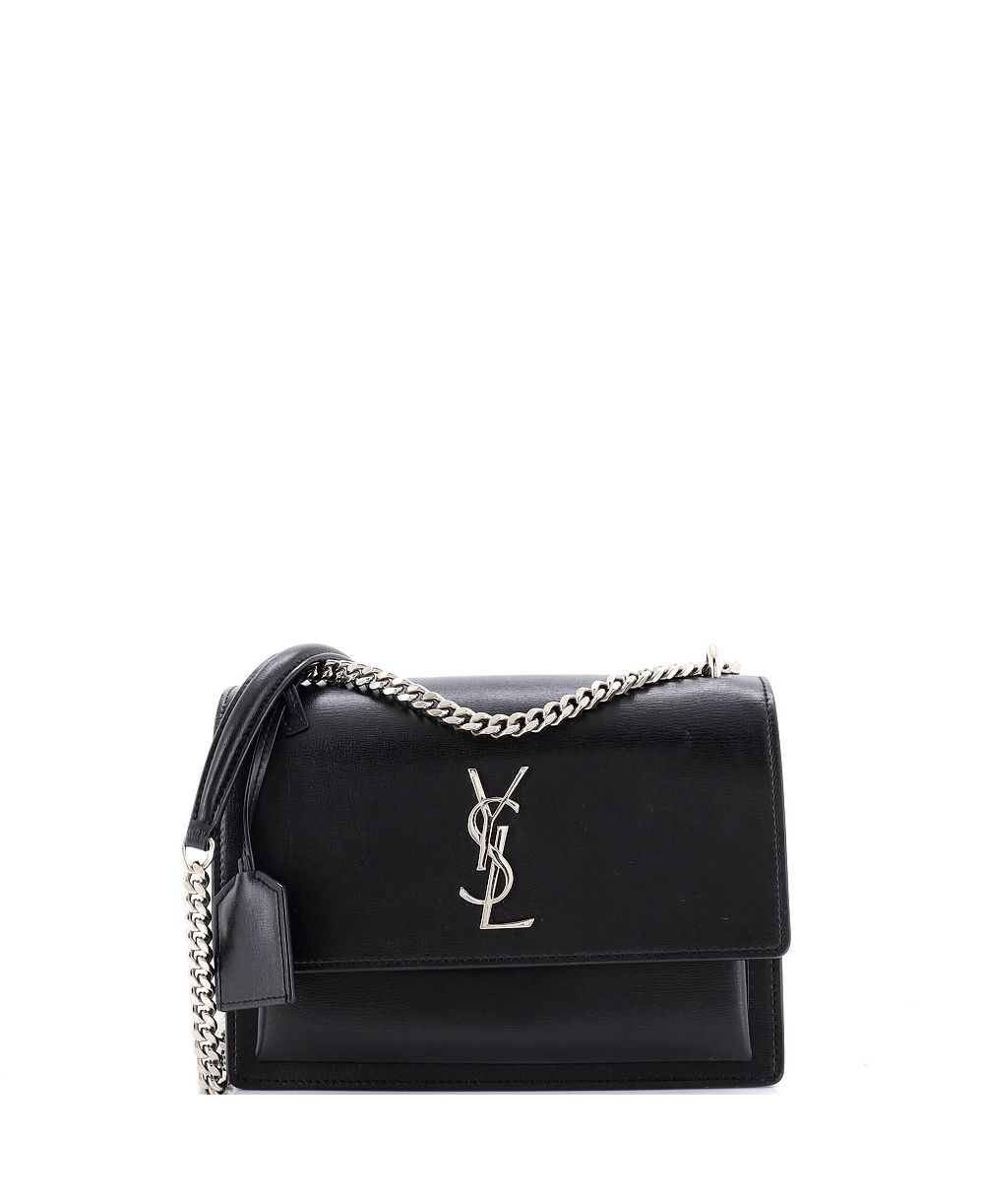 Pre-Owned Saint Laurent Medium Sunset Crossbody Bag Leather