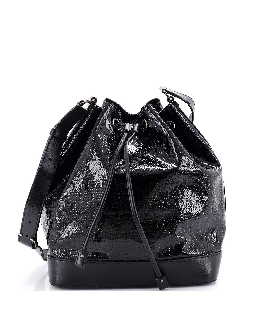 Сумка Pre-Owned Saint Laurent Medium Le Monogramme Bucket из тисненой кожи с монограммой по всей поверхности