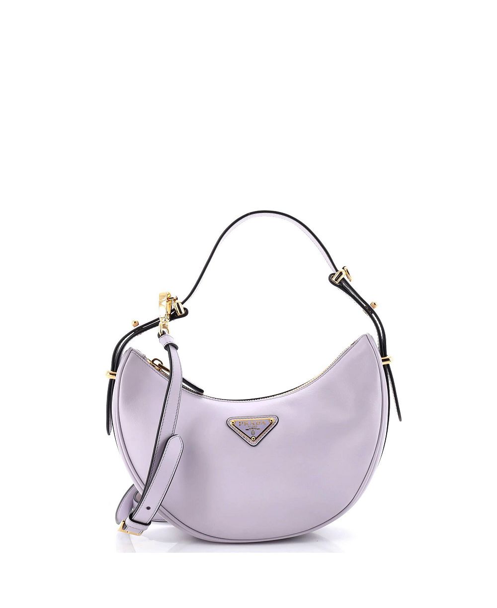 Б/у сумка-хобу Prada Small Arque Half Moon из кожи