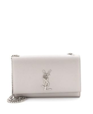 Б/у средняя сумка-кроссбоди Saint Laurent Classic с монограммой из зернистой кожи
