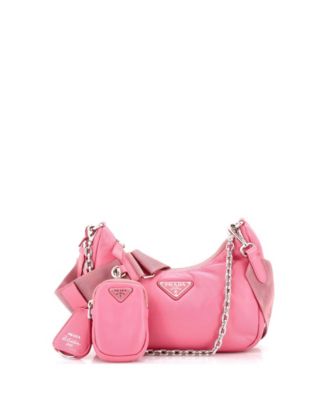 Pre-Owned Prada Re-Edition 2005 Small Nappa Leather Shoulder Bag