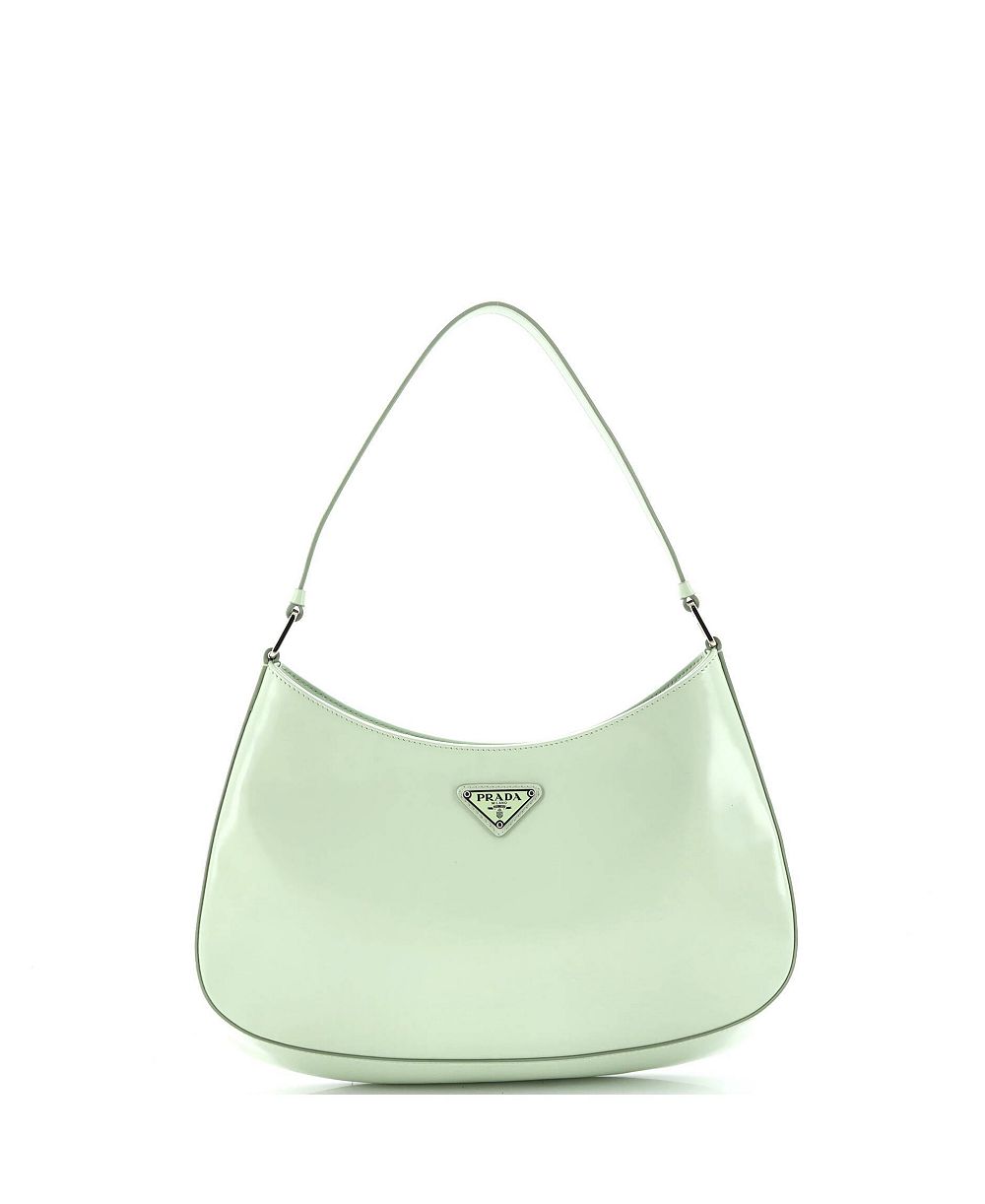 Pre-Owned Prada Large Cleo Shoulder Bag Spazzolato Leather