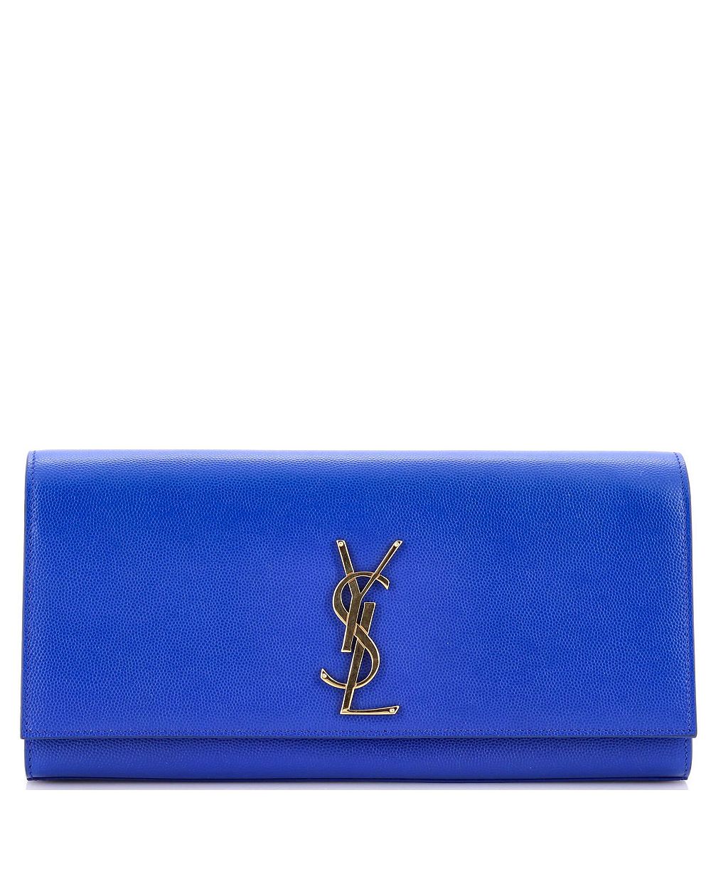 Pre-Owned Saint Laurent клатч длинный классический из кожи с монограммой