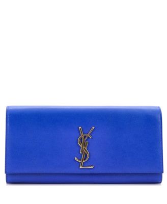 Pre-Owned Saint Laurent клатч длинный классический из кожи с монограммой
