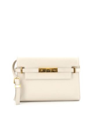 Б/у сумка-мессенджер Saint Laurent Small Manhattan из кожи