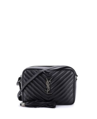 Pre-Owned Saint Laurent Small Lou Camera Bag Matelasse Chevron Leather