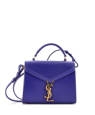 Pre-Owned Saint Laurent Mini Cassandra Top Handle Bag Leather