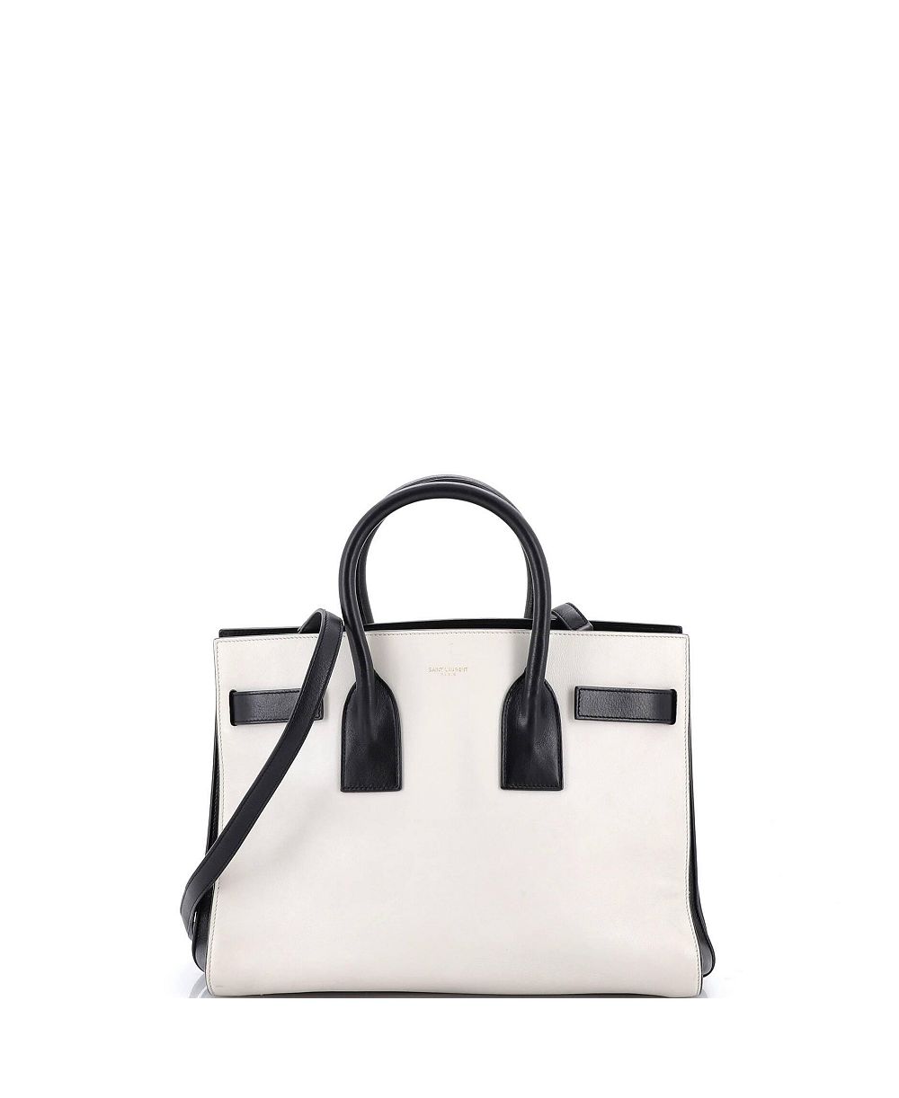 Б/у маленькая сумка Saint Laurent Small Sac de Jour из кожи