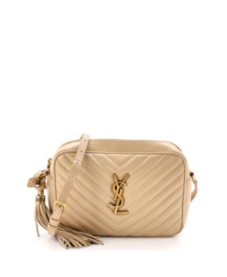 Pre-Owned Saint Laurent Small Lou Camera Bag Matelasse Chevron Leather