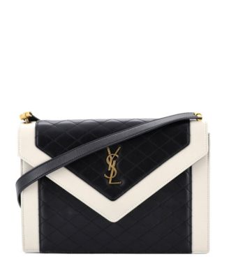 Pre-Owned Saint Laurent Gaby Envelope Satchel Quilted Leather