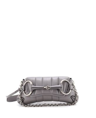 Сумка Gucci Small Horsebit Chain Shoulder Bag Vertical Quilted Leather (б/у)