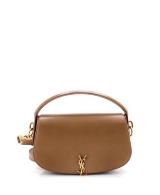 Pre-Owned Saint Laurent Voltaire Top Handle Bag Leather