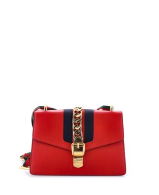 Б/У Gucci Small Sylvie плечевая сумка кожа