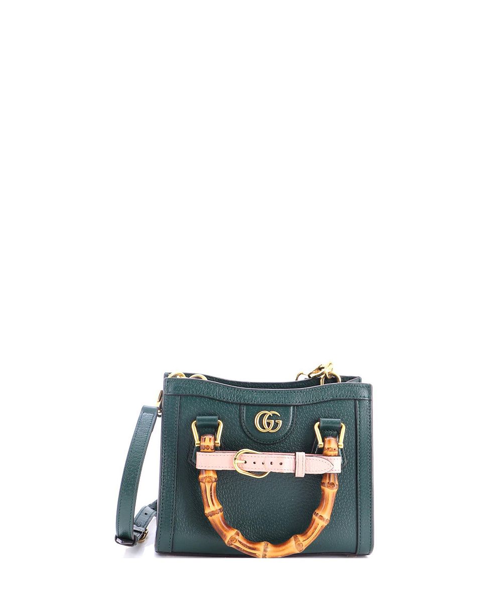 Pre-Owned Gucci Mini Diana NM бамбуковая ручка сумка-тоут кожа
