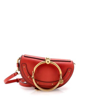 Pre-Owned Chloe Nile мини кожаная сумка через плечо