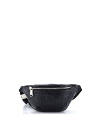 Б/у сумка-кроссбоди Gucci GG Embossed Perforated Leather с регулируемым ремнем
