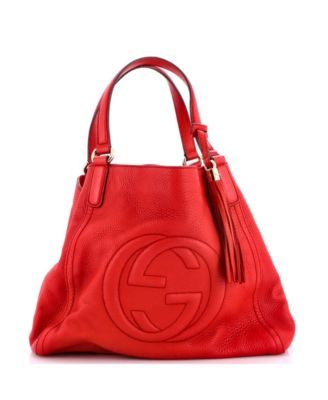 Pre-Owned Gucci Medium Soho Shoulder Bag Leather