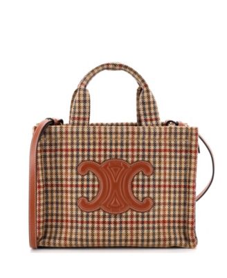 Pre-Owned Celine Small Cabas Thais Tote Tweed