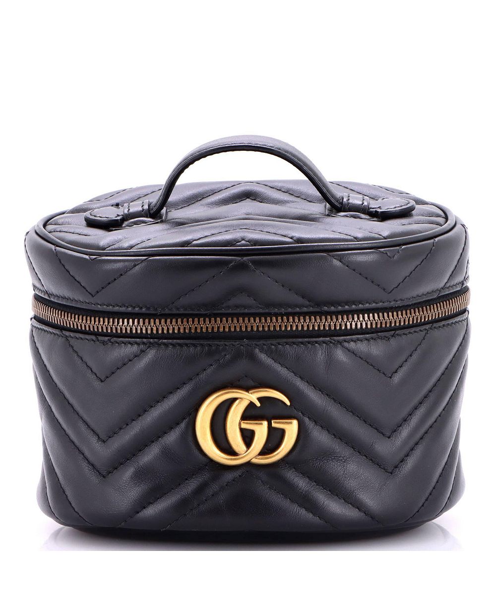 Рюкзак-сумка Gucci Mini GG Marmont Vanity Matelasse Leather (б/у)