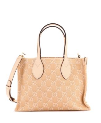 Pre-Owned Gucci Medium Ophidia Shopper Tote GG Denim