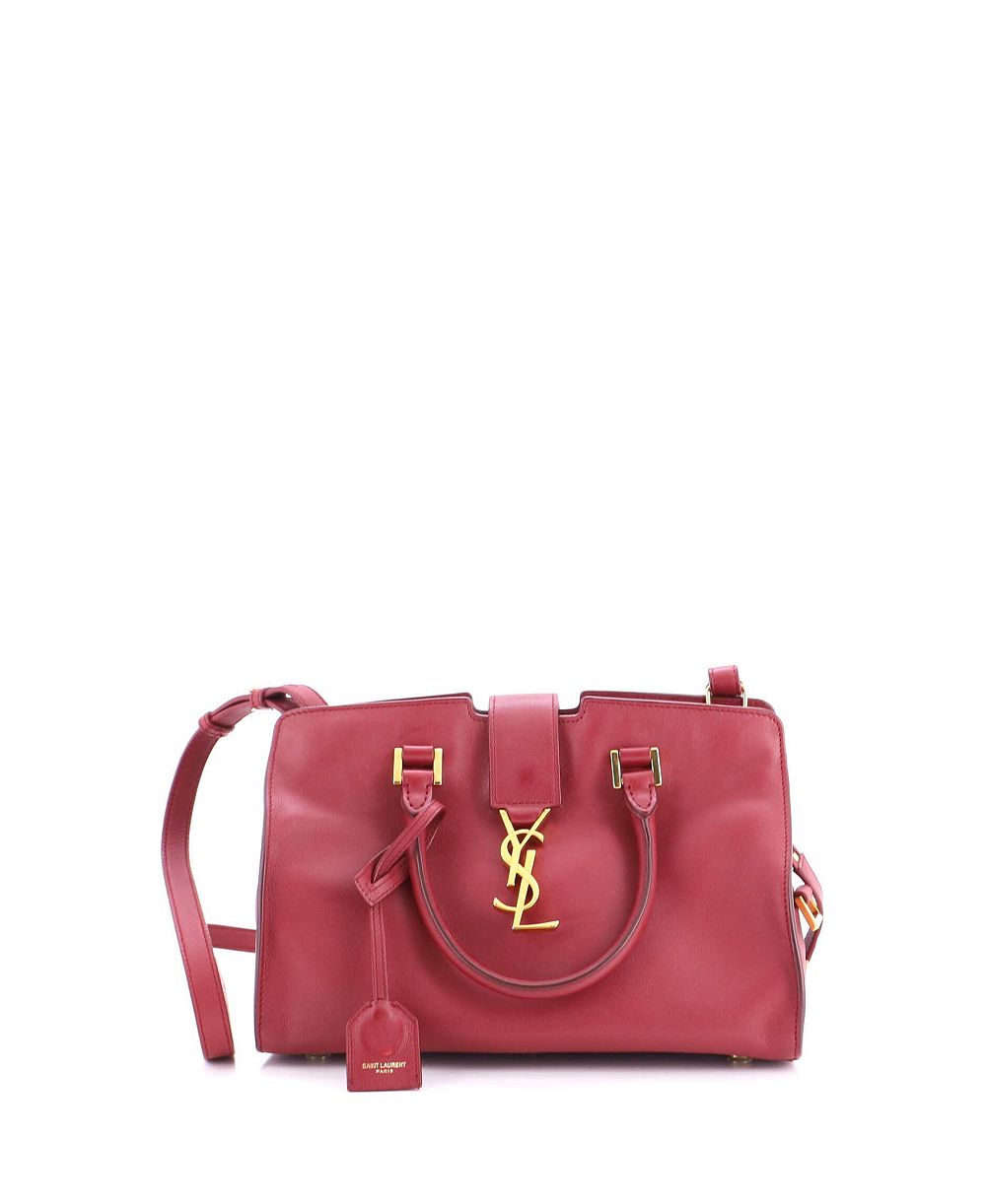 Pre-Owned Saint Laurent маленькая сумка Downtown Cabas через плечо из кожи