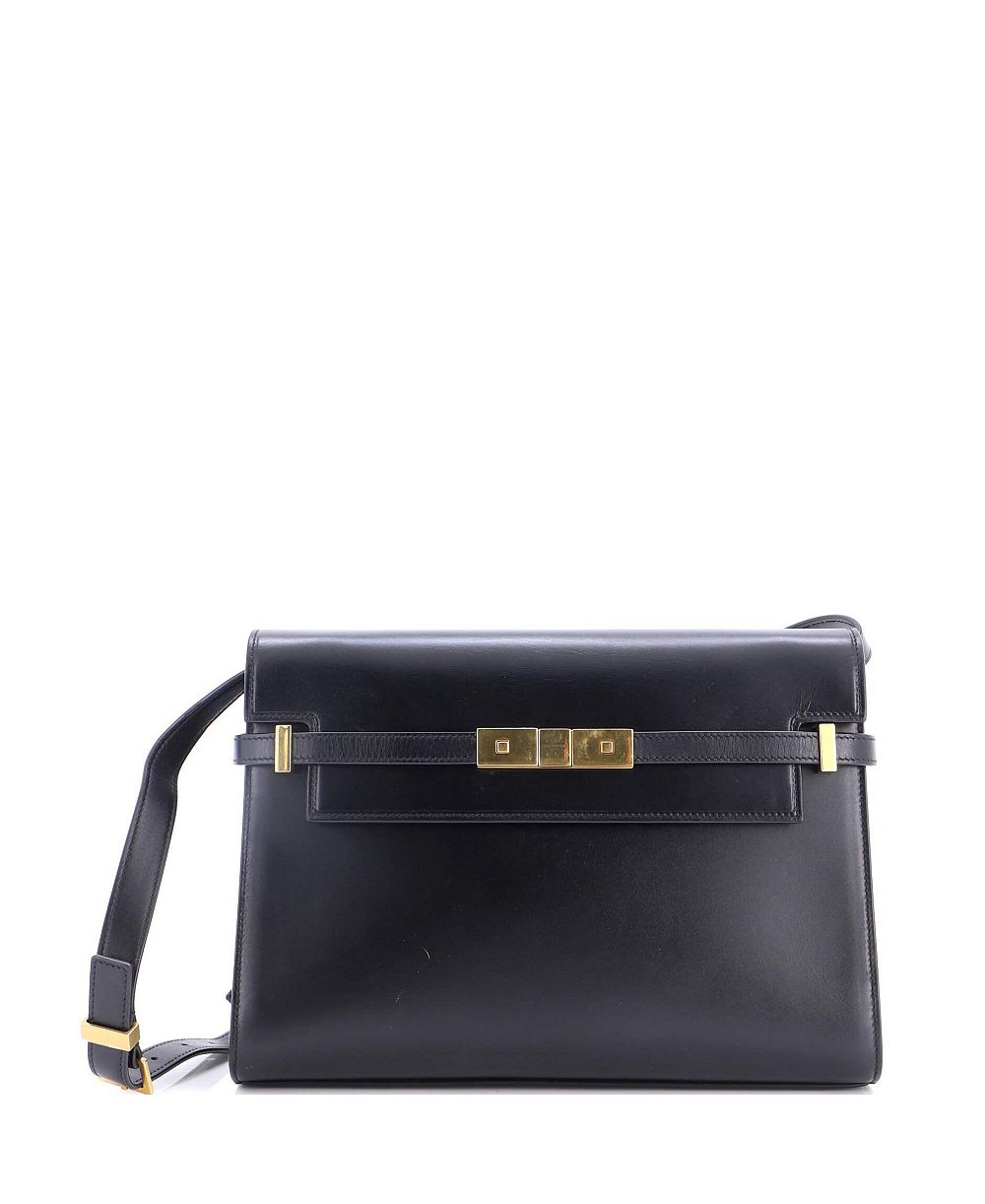 Pre-Owned Saint Laurent Medium Manhattan Shoulder Bag Leather